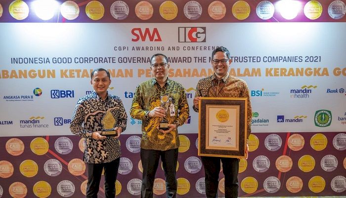 Bank Bjb Raih Predikat Indonesia Trusted Company di Ajang CPGI Award 2021